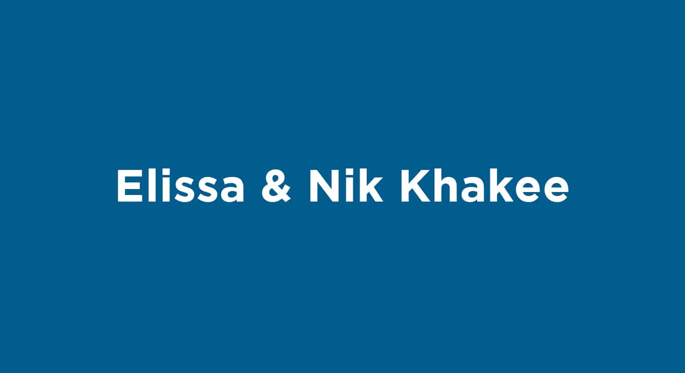 elissa and nik khakee