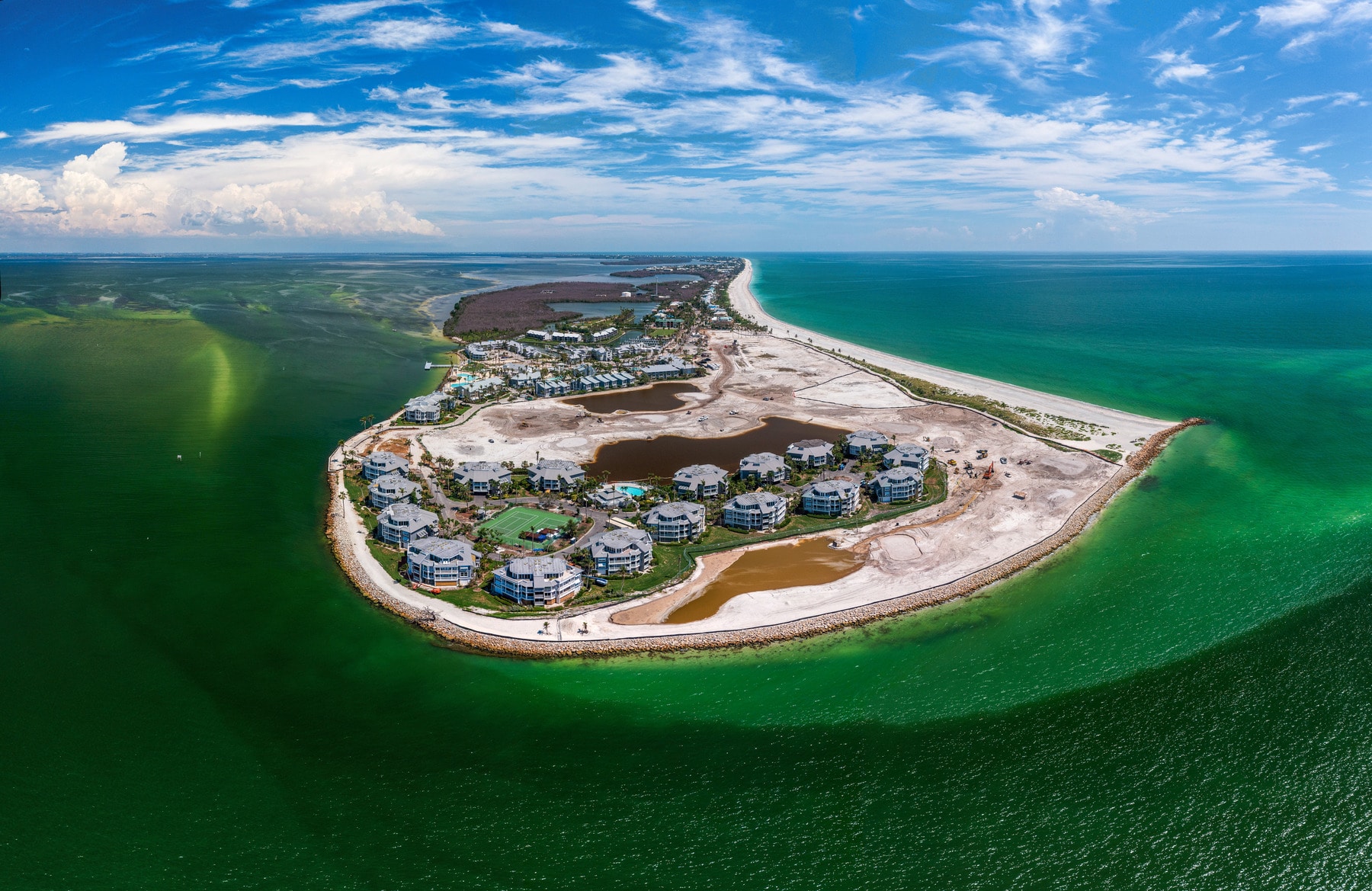 South Seas drone shot