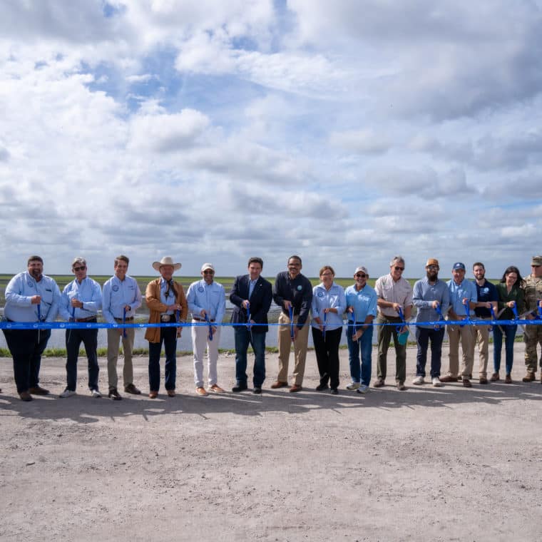 eaa reservoir stormwater treatment area cell 1 ribbon cutting