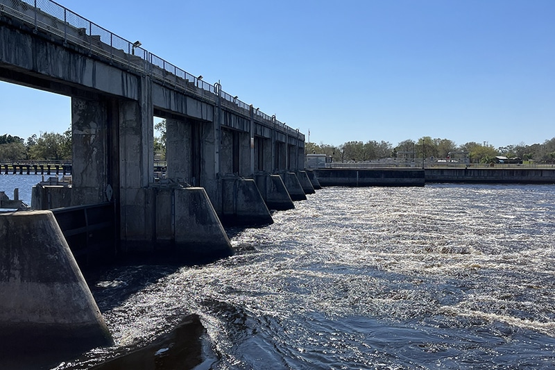 image of franklin lock & dam