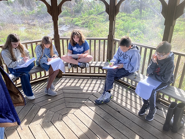 students at pick preserve