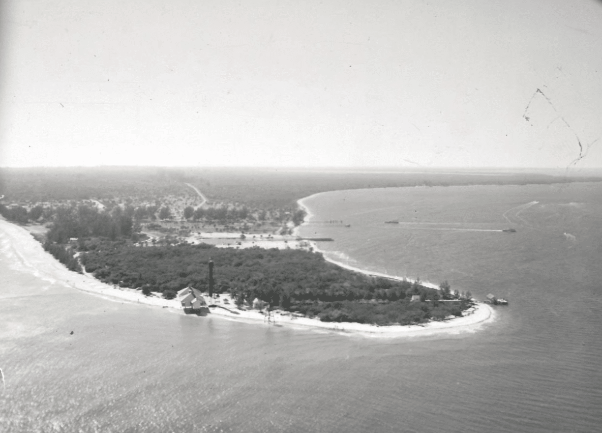 Aerial Sanibel 1950s