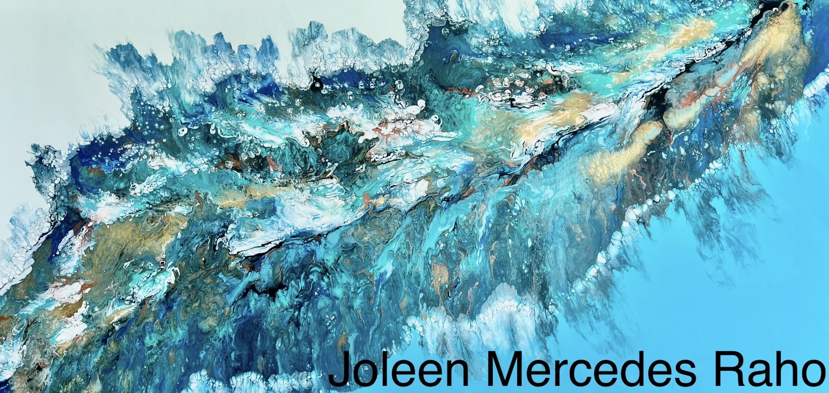water art exhibit piece by Joleen raho