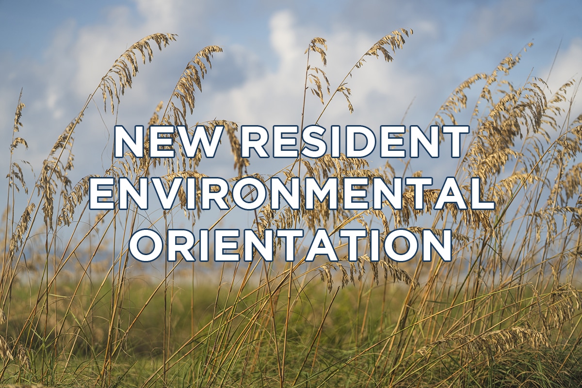 environmental orientation for new residents graphic