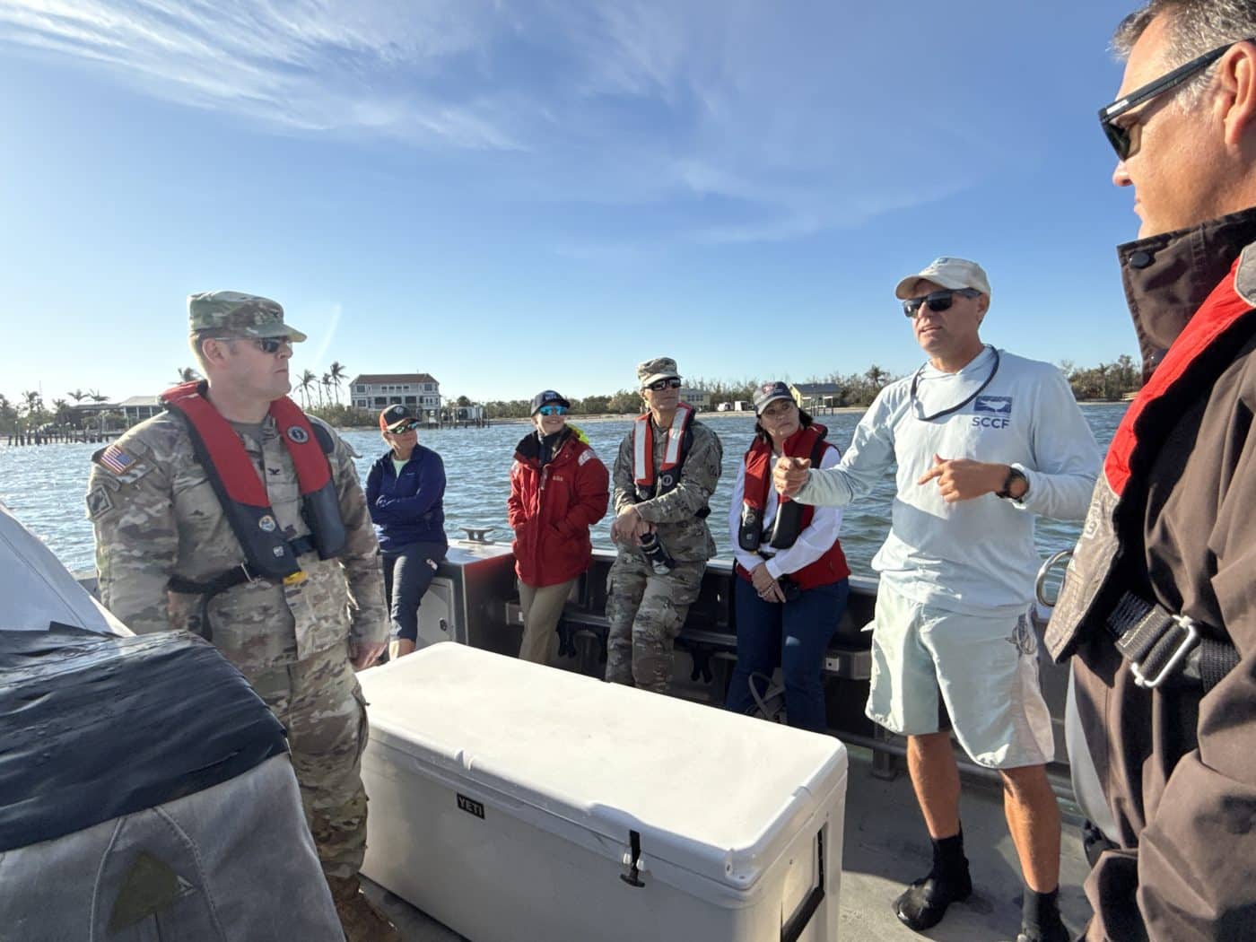 group of people on boat
